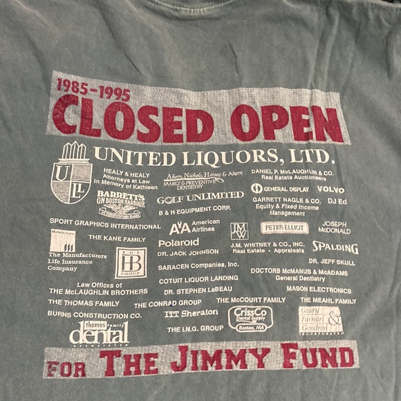 Vintage single stitch just hit it graphic logo, double side, close open tshirt - Picture 13 of 13